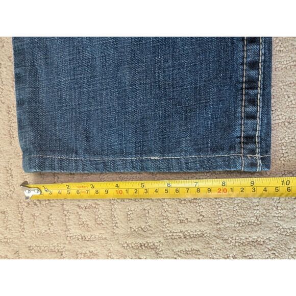 Ariat Jeans Mens Size 38x28 Blue Denim M4 Low Rise Boot 100% Cotton- Please Read - Picture 11 of 13
